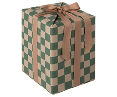 Geschenkpapier, Karos Grün - 10 m von Maileg