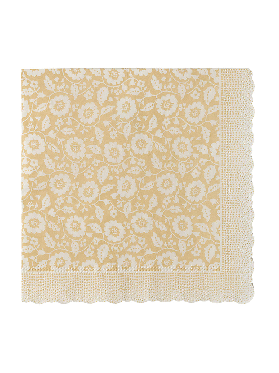 Papier-Servietten, Blumen von Maileg - Gelb - Jacobsen Plus