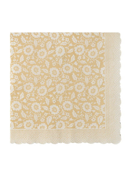 Papier-Servietten, Blumen von Maileg - Gelb - Jacobsen Plus
