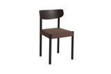 Pack Chair 11, schwarz lackiert Eiche von HAY - Sitz: Remix 356 - Rückenlehne: Graphite Brown - schwarz lackierte Eiche - Jacobsen Plus