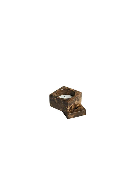 Jeu de Dés 1 Candle Holder von Woud - Schwarz - Jacobsen Plus