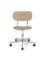 Co Task Chair u. Armlehne, Furnier von Audo Copenhagen - Natur-Eiche - Jacobsen Plus
