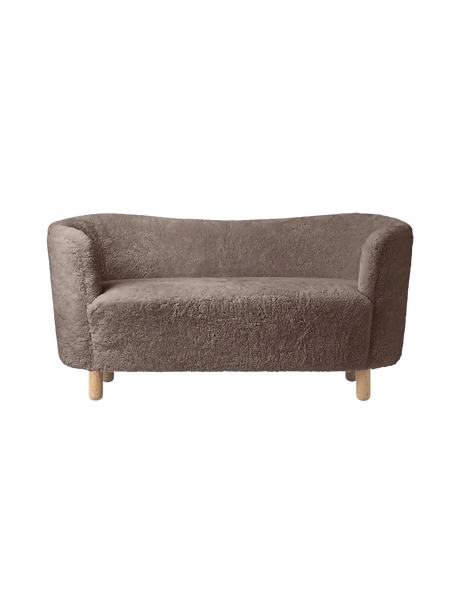 Mingle Sofa von Audo Copenhagen - Natural Oak - Sheepskin Sahara - Jacobsen Plus