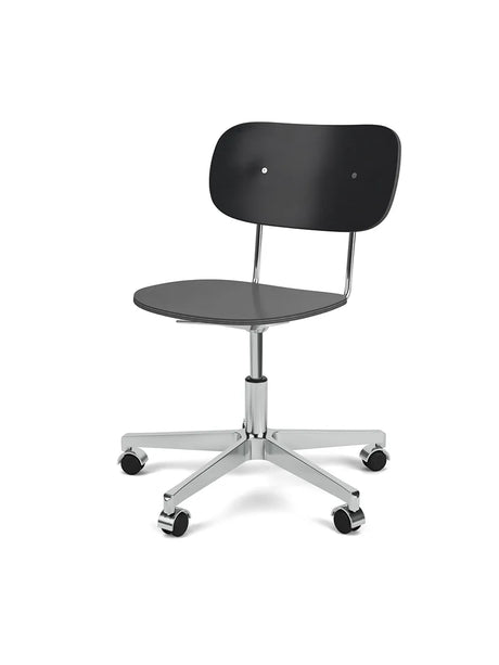 Co Task Chair u. Armlehne, Furnier von Audo Copenhagen - Natur-Eiche - Jacobsen Plus