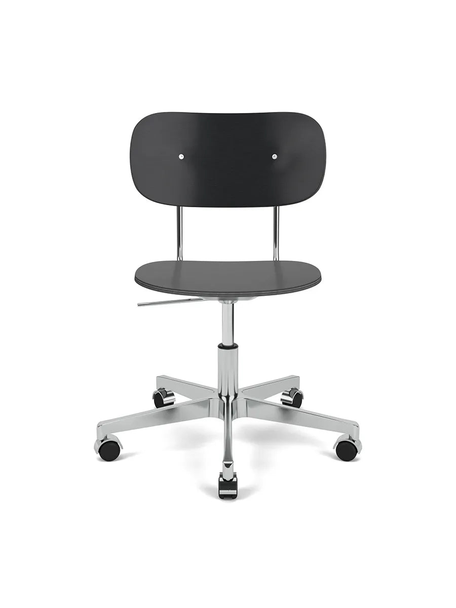 Co Task Chair u. Armlehne, Furnier von Audo Copenhagen - Schwarze Eiche - Jacobsen Plus