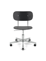 Co Task Chair u. Armlehne, Furnier von Audo Copenhagen - Schwarze Eiche - Jacobsen Plus
