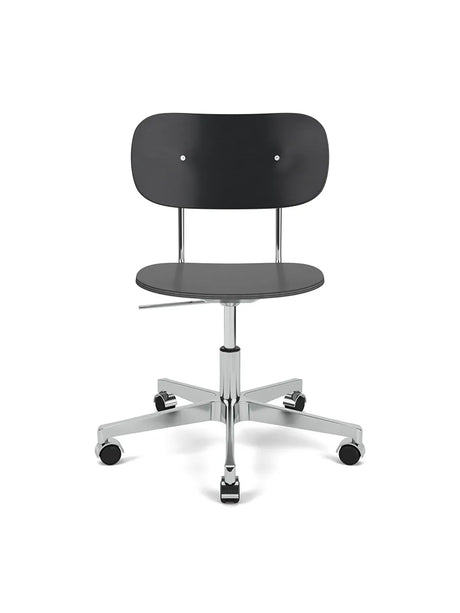 Co Task Chair u. Armlehne, Furnier von Audo Copenhagen - Schwarze Eiche - Jacobsen Plus