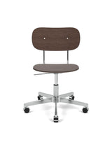 Co Task Chair u. Armlehne, Furnier von Audo Copenhagen - Dunkel gebeizte Eiche - Jacobsen Plus