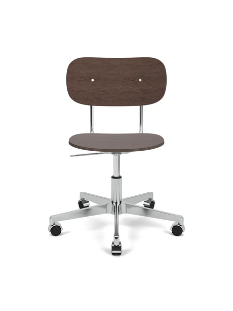 Co Task Chair u. Armlehne, Furnier von Audo Copenhagen - Dunkel gebeizte Eiche - Jacobsen Plus