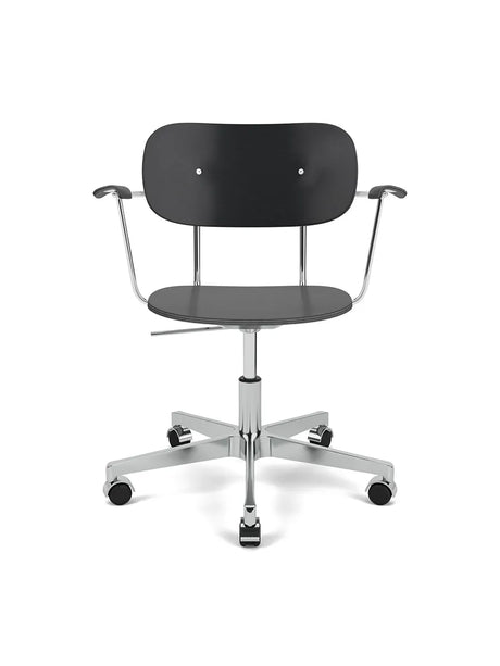 Co Task Chair m. Armlæn, finer fra Audo Copenhagen - Black oak - Jacobsen Plus