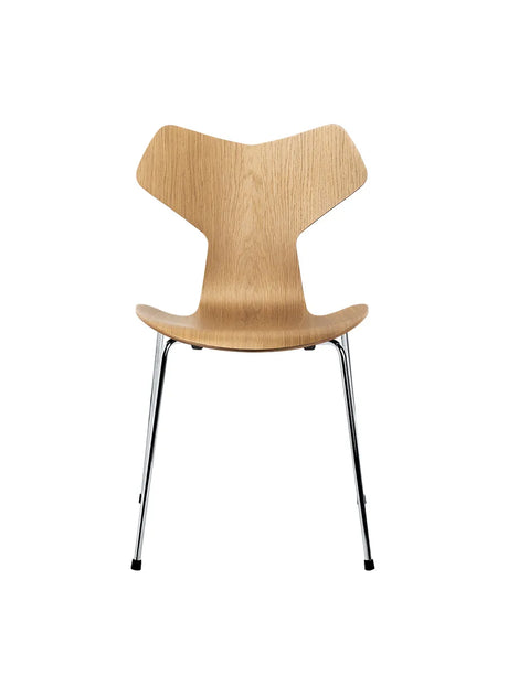 3130 Grand Prix™ Stuhl in Naturfurnier von Arne Jacobsen - Eg - Jacobsen Plus