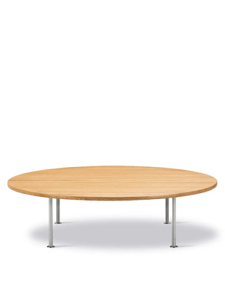 Wegner Ox Table von Fredericia Furniture - Ø150 cm / Eiche - lackiert / H: 35 cm - Jacobsen Plus