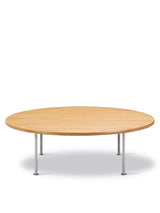 Wegner Ox Table von Fredericia Furniture - Ø150 cm / Eiche - lackiert / H: 41 cm - Jacobsen Plus