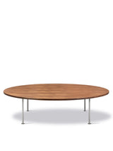 Wegner Ox Table von Fredericia Furniture - Ø150 cm / Walnuss - geölt / H: 35 cm - Jacobsen Plus