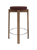 Passage Counter Stool, gepolstert von Audo Copenhagen - Walnuss - Vidar 0693 - Jacobsen Plus