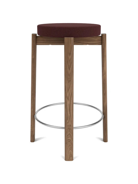 Passage Counter Stool, gepolstert von Audo Copenhagen - Walnuss - Vidar 0693 - Jacobsen Plus