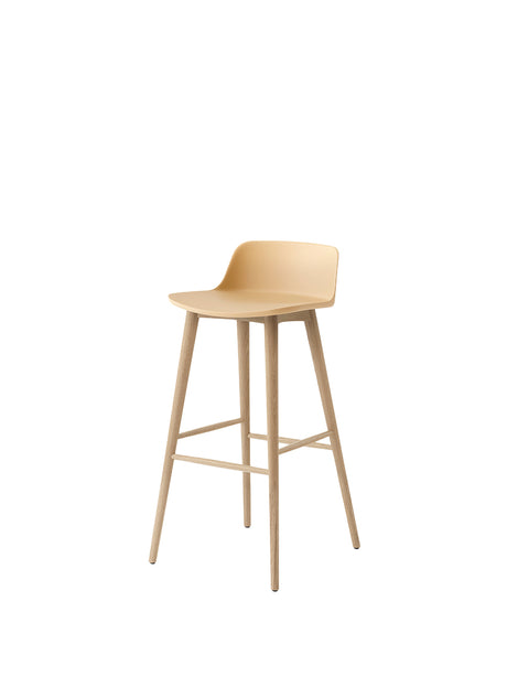 Rely HW123 Bar Stool, Eiche von &Tradition - Beige Sand - Jacobsen Plus