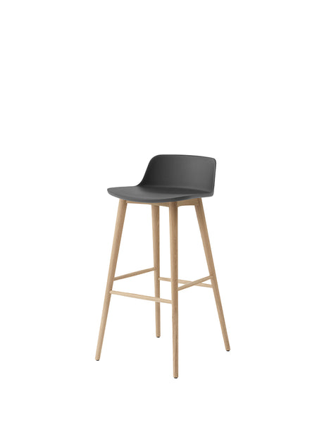 Rely HW123 Bar Stool, Eiche von &Tradition - Stone Grey - Jacobsen Plus