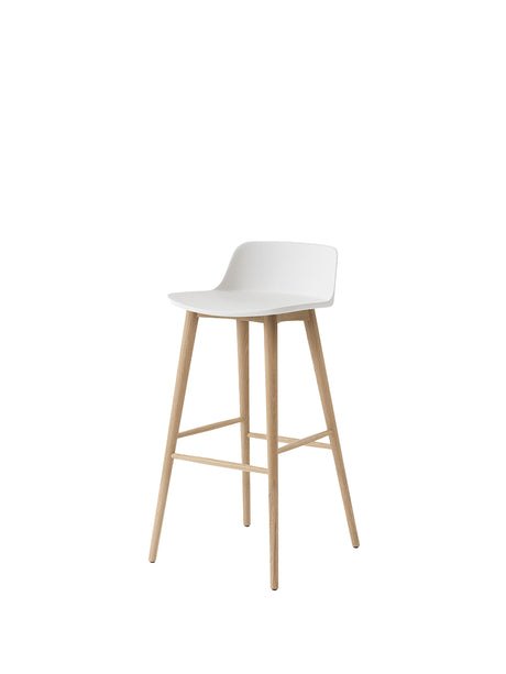 Rely HW123 Bar Stool, Eiche von &Tradition - Weiß - Jacobsen Plus