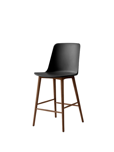 Rely HW128 Counter Chair, walnuss von &Tradition - Schwarz - Jacobsen Plus
