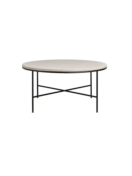 Planner Couchtisch Ø80 von Fritz Hansen - Creme - Jacobsen Plus