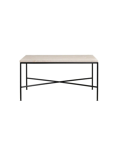 Planner Couchtisch 75x45 von Fritz Hansen - Creme - Jacobsen Plus