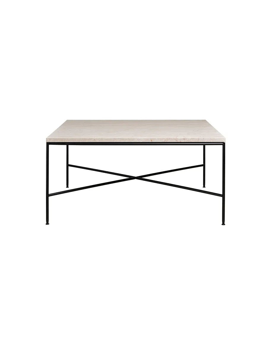 Planner Sofabord 80x80 von Fritz Hansen - Creme - Jacobsen Plus