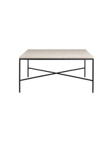 Planner Sofabord 80x80 von Fritz Hansen - Creme - Jacobsen Plus