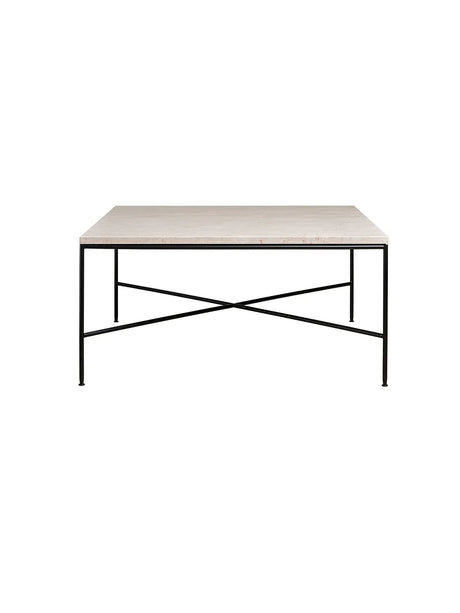 Planner Sofabord 80x80 von Fritz Hansen - Creme - Jacobsen Plus