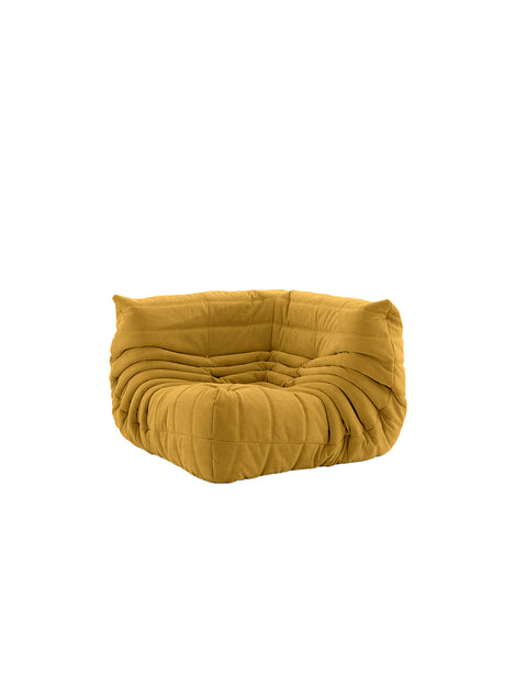 Togo Hjørnemodul fra Ligne Roset - Alcantara Curry Y116 - Jacobsen Plus