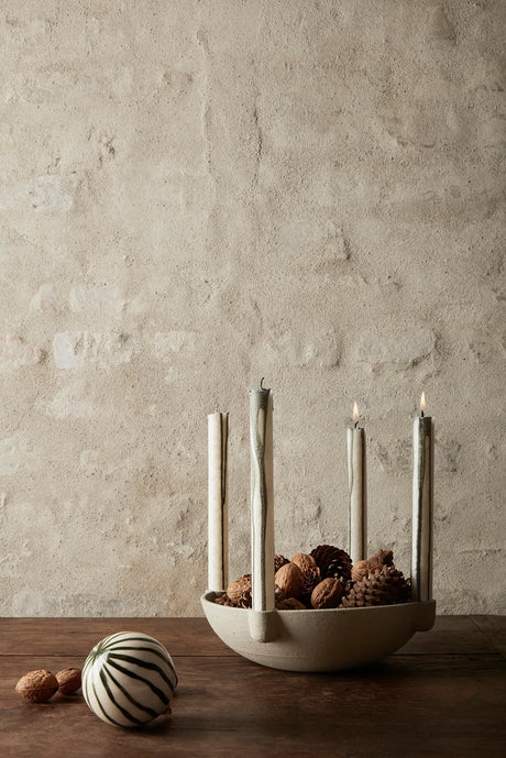 Bowl Candle Holder Keramik, large von Ferm Living - 2 - Jacobsen Plus