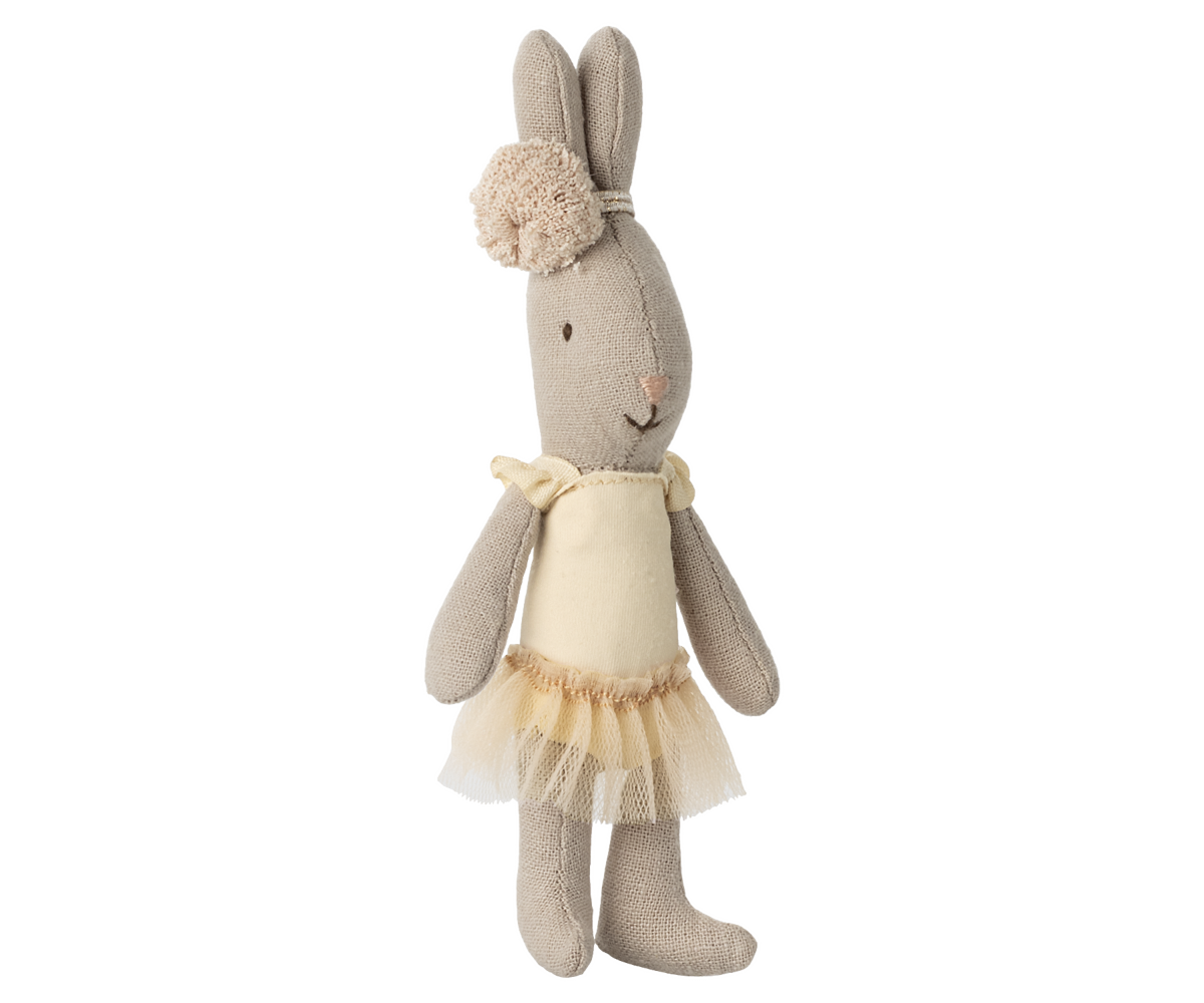 Hare, Mikro - Balletdragt og tylskørt fra Maileg - Creme - Jacobsen Plus