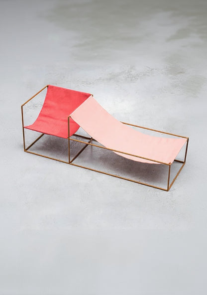 Duo Seat, rot/Pink von Valerie Objects - 2 - Jacobsen Plus
