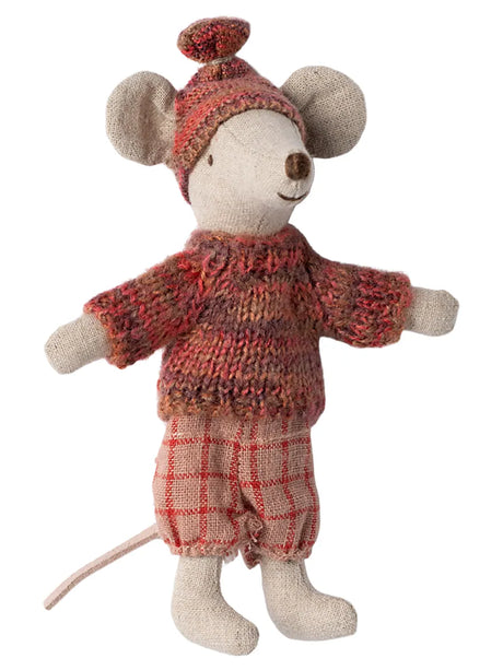 Wintermaus mit Ski, große Schwester von Maileg - 2 - Jacobsen Plus