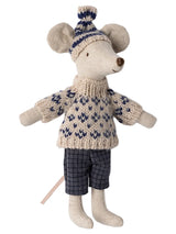 Wintermaus mit Ski, Vater von Maileg - 2 - Jacobsen Plus