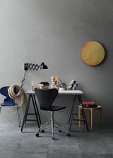 Fritz Hansen - 3117 kontorstol, fuldpolstret i Grace læder - 1 - Jacobsen Plus