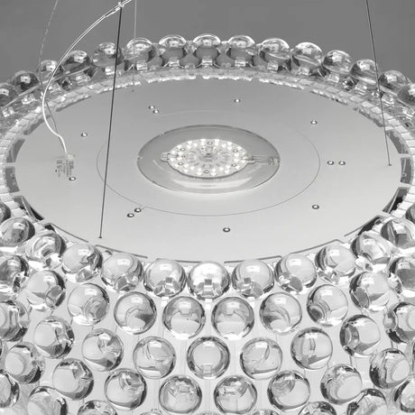 Caboche Plus Grande LED Pendelleuchte von Foscarini - Grau - Jacobsen Plus