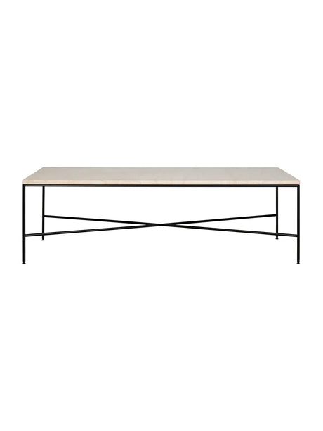 Planner Couchtisch 130x70 fra Fritz Hansen - Creme - Jacobsen Plus