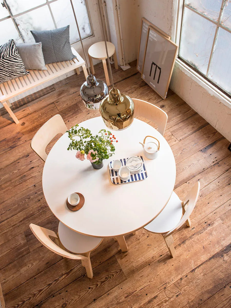 Aalto Table Round 90A, Ø100 cm von Artek - 3 - Jacobsen Plus