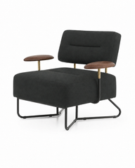 QT Lounge-Sessel, Walnuss, Relate 191 HR von Stellar Works