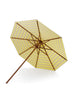Skagerak Messina Parasol Ø300, Lemon/Sand Stripes fra Fritz Hansen