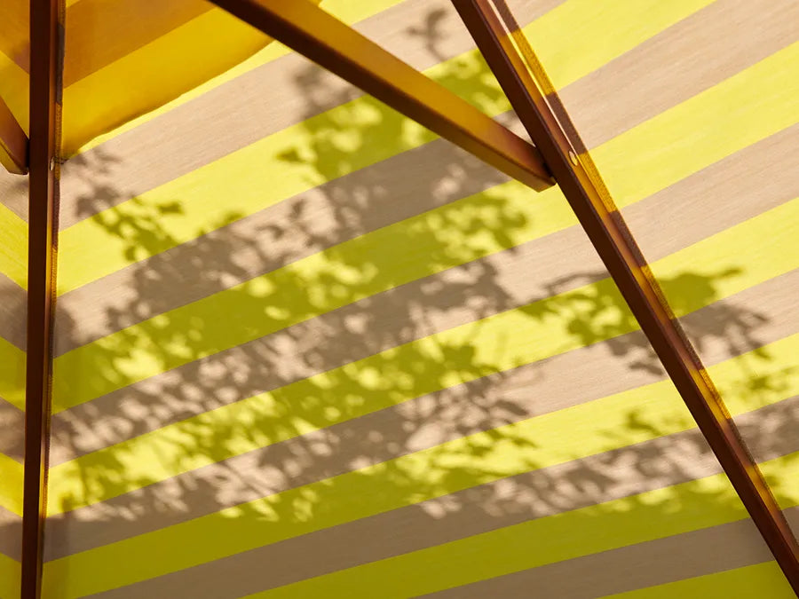 Skagerak Messina Parasol Ø300, Lemon/Sand Stripes fra Fritz Hansen - 3 - Jacobsen Plus