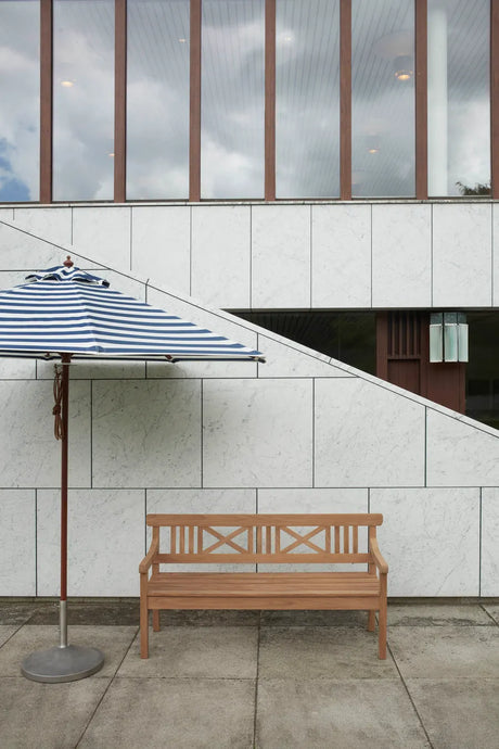 Skagerak Messina Sonnenschirm Ø270, Dark Blue Stripes fra Fritz Hansen - 3 - Jacobsen Plus
