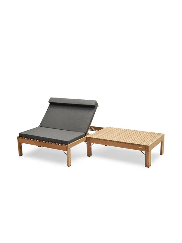 Skagerak Kissen für Riviera Lounge von Fritz Hansen - Holzkohle - Jacobsen Plus
