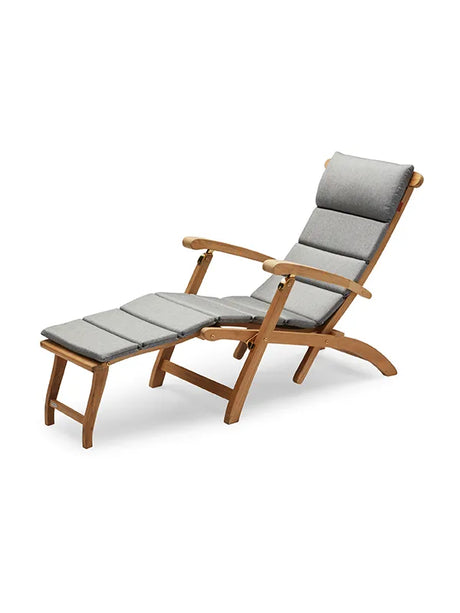 Skagerak Kissen til Steamer Liegestuhl fra Fritz Hansen - Holzkohle - Jacobsen Plus