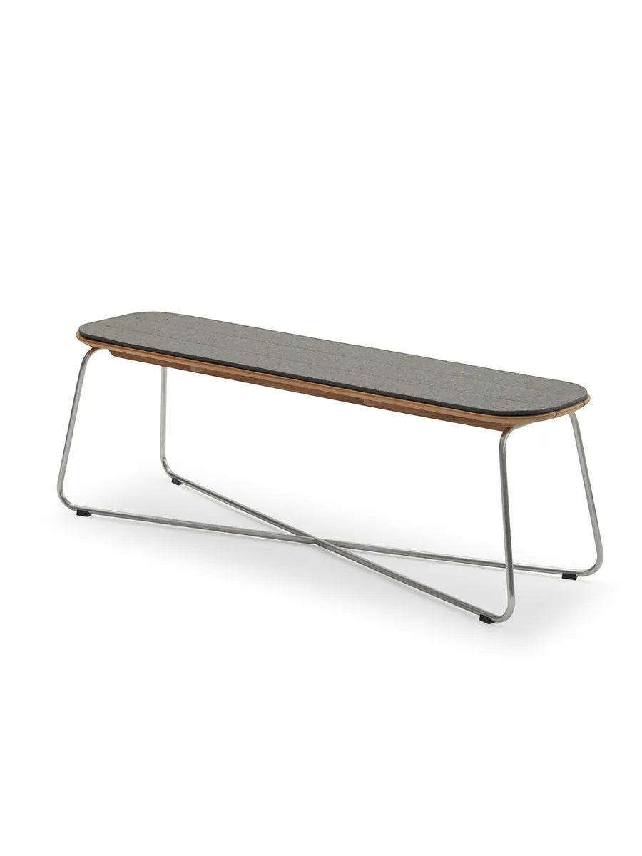 Skagerak Hynde til Lilium bænk fra Fritz Hansen - Charcoal - Jacobsen Plus