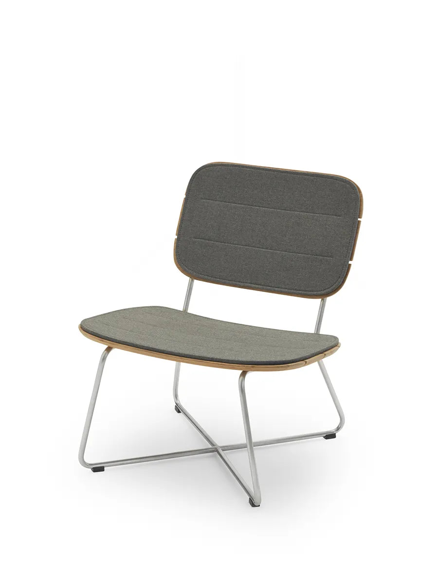 Skagerak Kissen für Lilium Lounge Chair von Fritz Hansen - Holzkohle - Jacobsen Plus