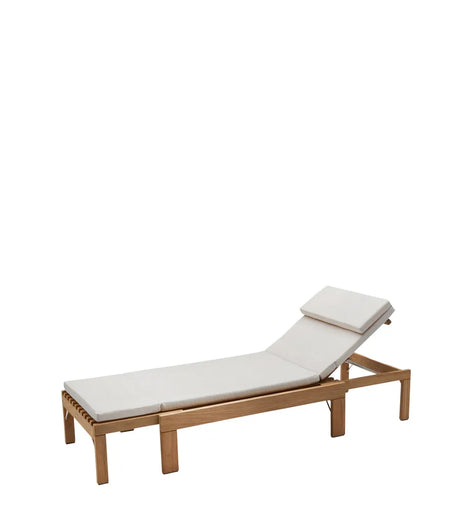 Skagerak Kissen für Riviera Sonnenbett von Fritz Hansen - Holzkohle - Jacobsen Plus