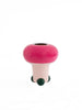 Mushroom Vase, fancy pink/green von raawii