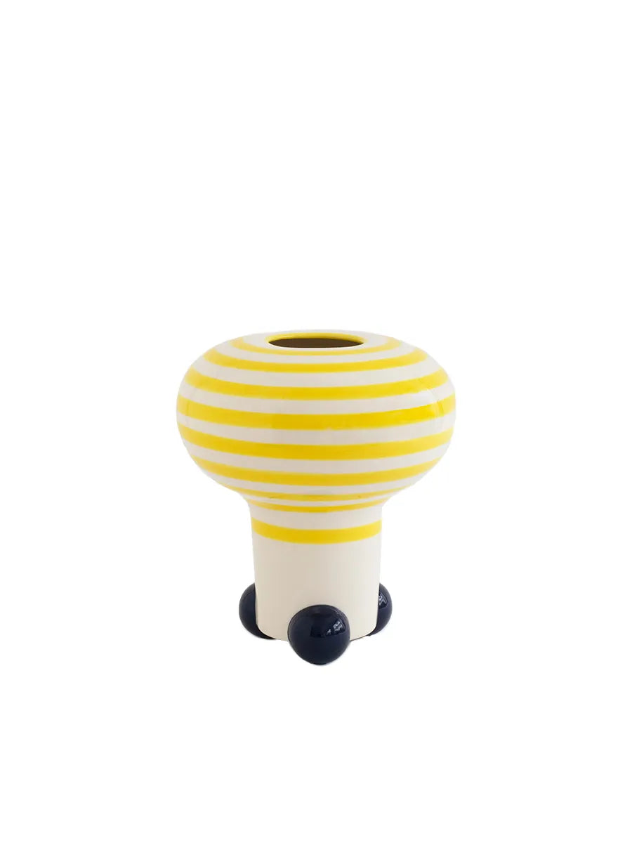 Mushroom Vase, gelb/blau von raawii - 1 - Jacobsen Plus